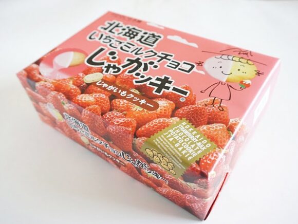 北海道いちごミルクチョコじゃがッキー外装