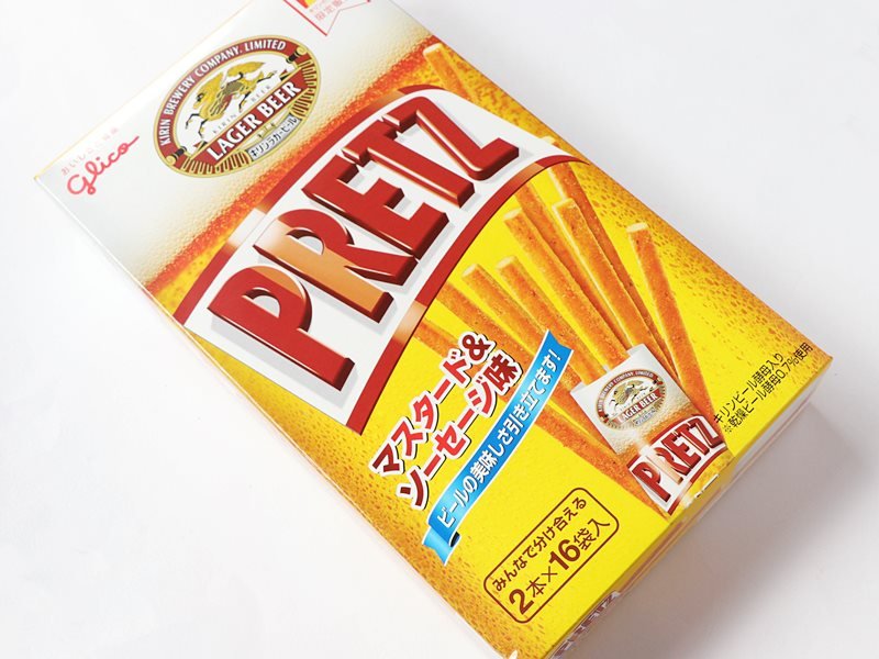 ジャイアントプリッツ マスタード&ソーセージ味 外装写真