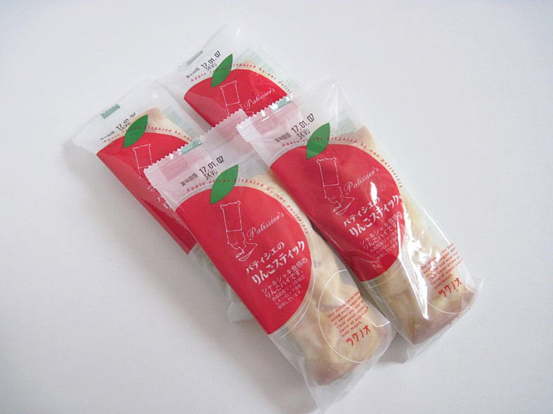 パティシエのりんごスティック 中身(全体)