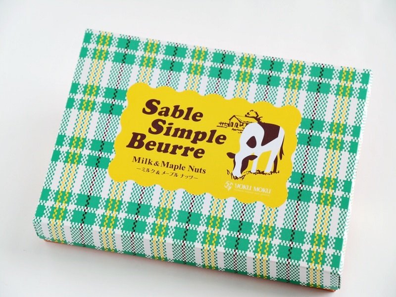 バターと小麦のさっくりサブレ(ミルク&メープルナッツ)外装