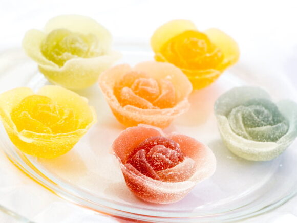 彩果の宝石 花ゼリー　中身の写真