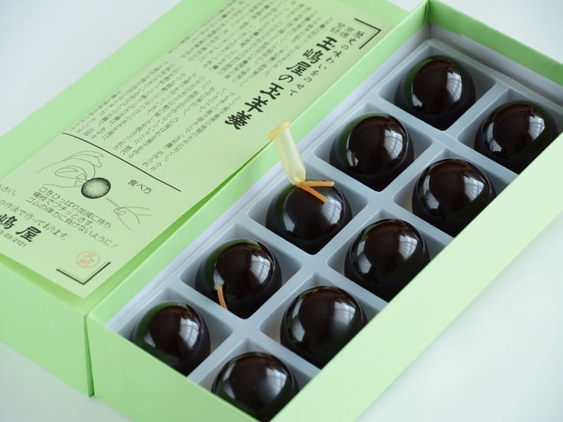 玉羊羹 開封写真