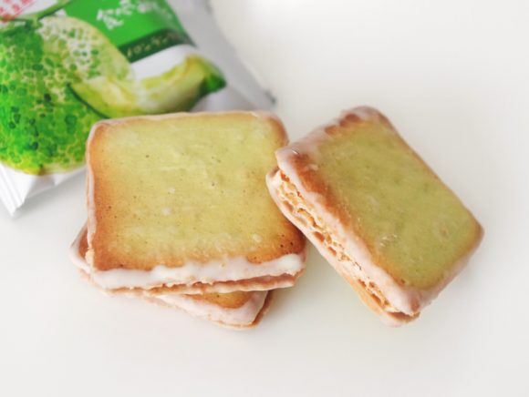 渥美半島産メロン ラングドシャ中身