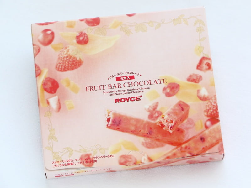 フルーツバーチョコレート外装写真