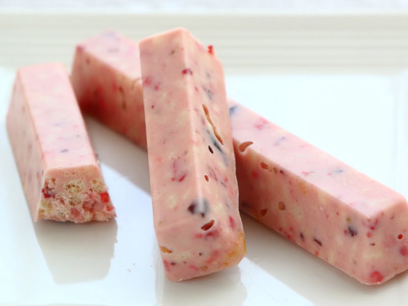 フルーツバーチョコレート中身の写真