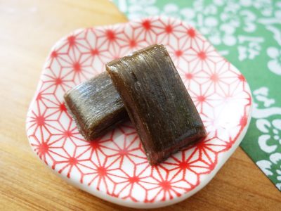 錦一葉 ほうじ茶飴