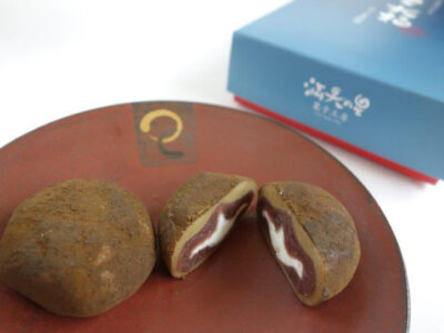 満天の星大福(ほうじ茶大福)