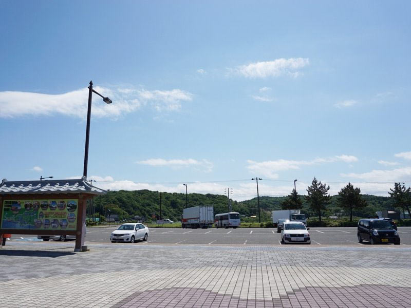 道の駅にしめ駐車場