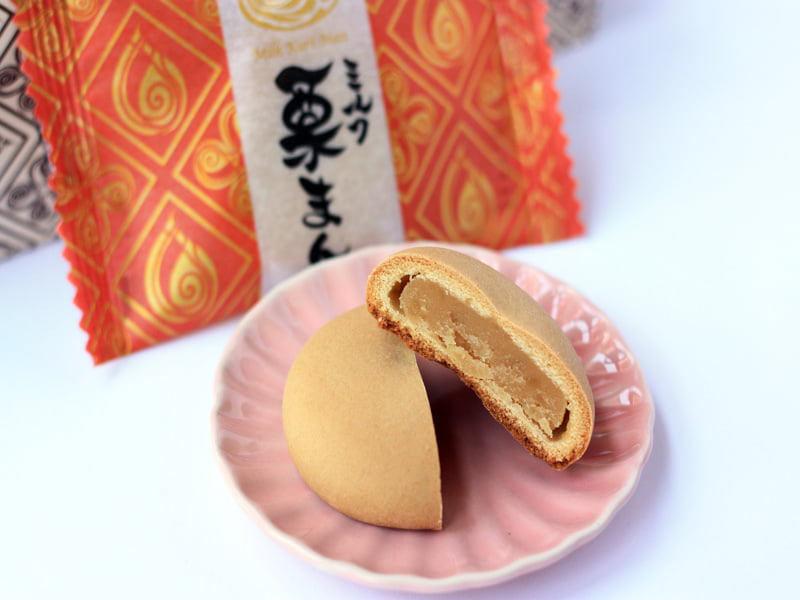 ミルク栗まん　中身の写真