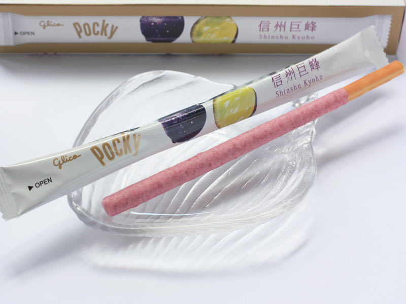 ポッキー信州巨峰　中身の写真