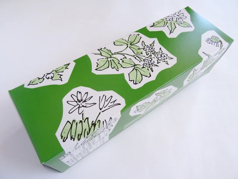 六花亭 抹茶カステラの外観