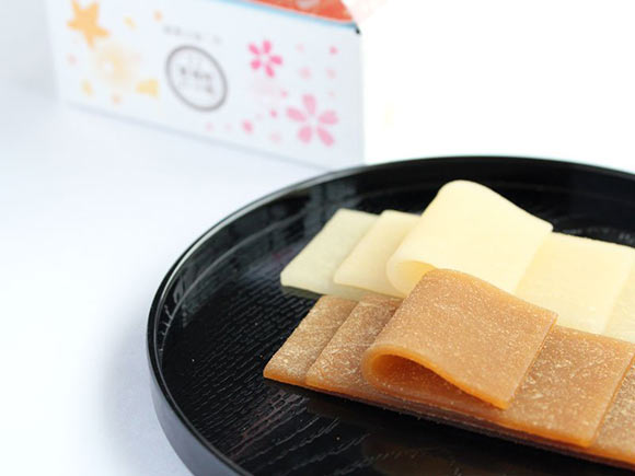 聖護院 生八ッ橋 黒糖詰合せ 中身の写真