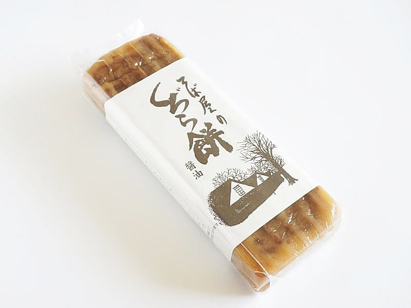 そば屋のくぢら餅(醤油)外装