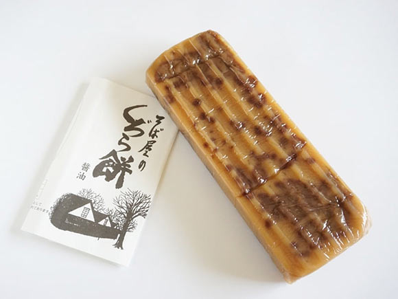 そば屋のくぢら餅(醤油)開封後