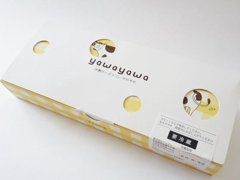 スフレチーズケーキ　やわやわ　外装