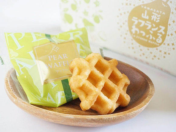 山形ラフランスわっふる中身