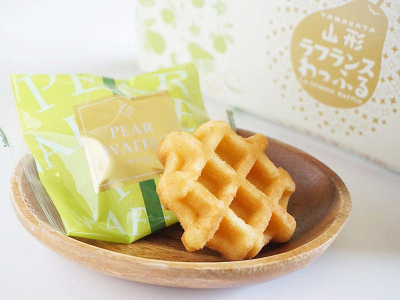 山形ラフランスわっふる中身