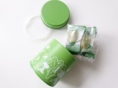 スヌーピー茶屋 野菜あられ ほうれん草バター