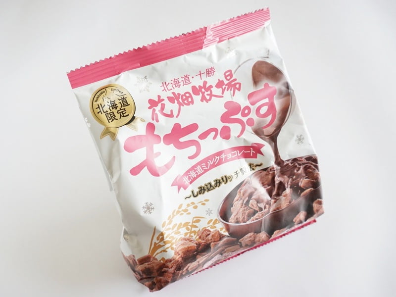 花畑牧場もちっぷす 北海道ミルクチョコレート外装