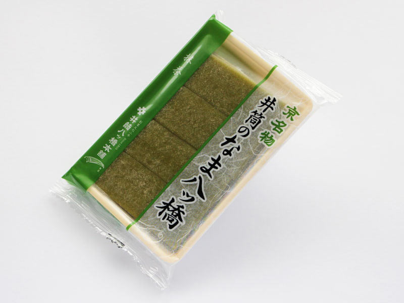 井筒のなま八ッ橋(抹茶) 外装