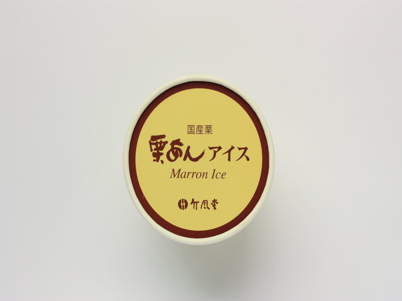 竹風堂　栗あんアイス　外装