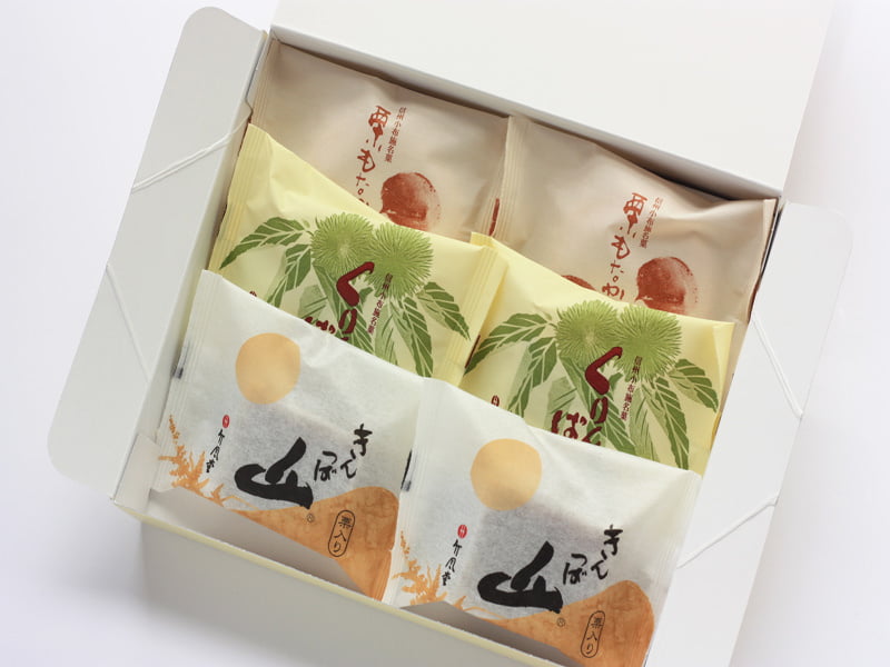竹風堂 栗いろいろ 開封した写真
