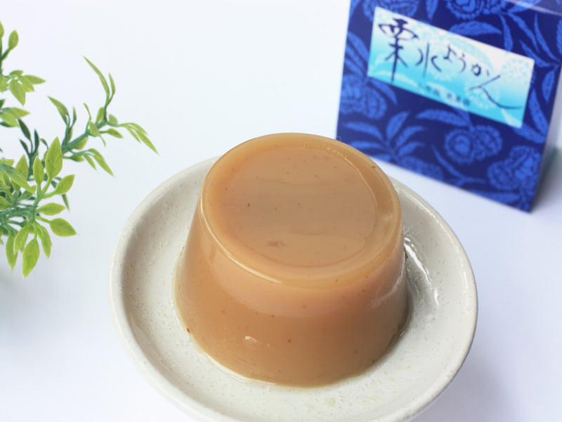 桜井甘精堂 純栗水ようかん 中身の写真