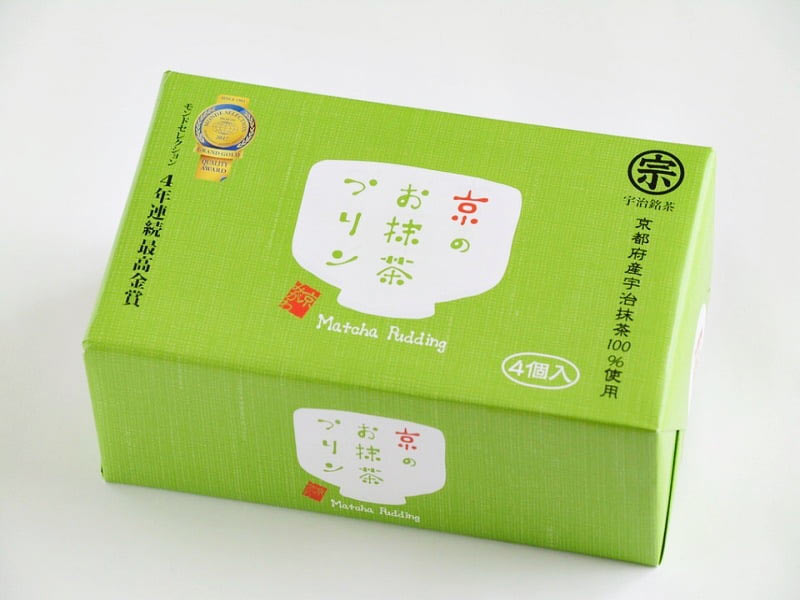京のお抹茶プリン 外装
