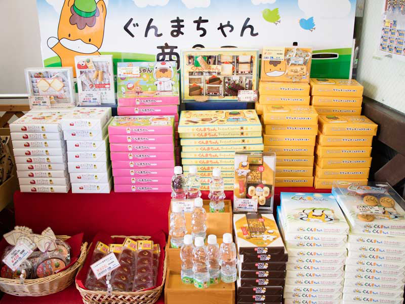 道の駅草津運動 お土産屋店内