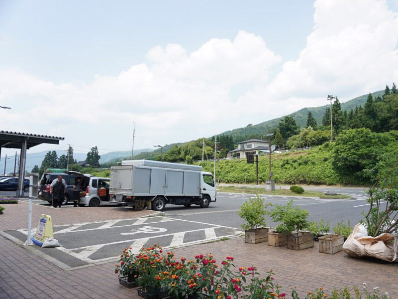 道の駅遠野駐車場