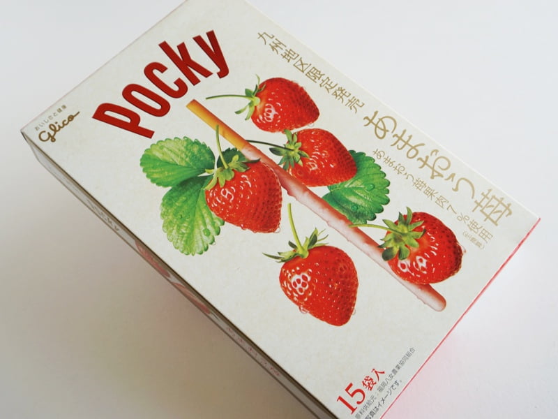 ポッキー あまおう苺外装