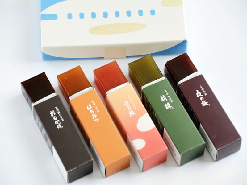 空港限定小形羊羹 中身写真