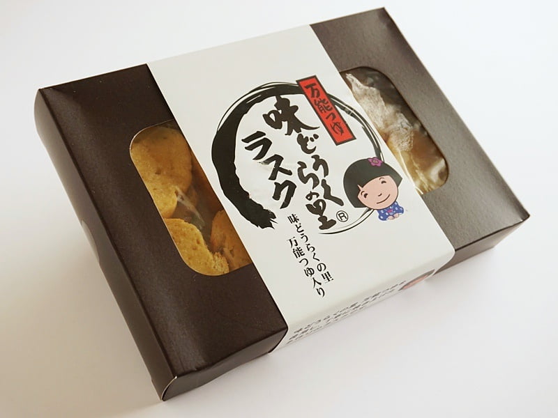 味どうらくの里ラスク外装