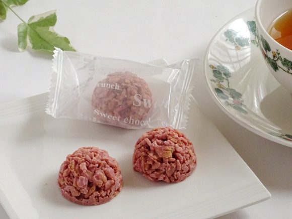 福島ももクランチの中身(拡大)