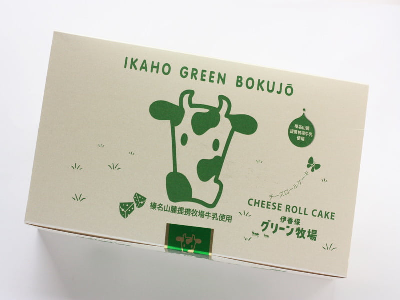 伊香保グリーン牧場チーズロールケーキ　外装