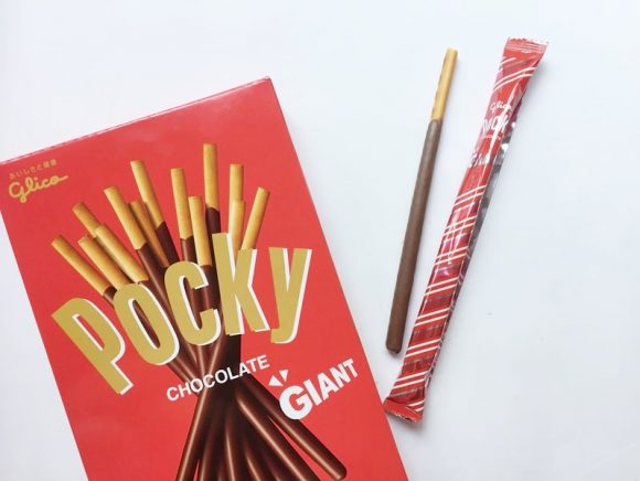 ぐりこ・やジャイアントポッキーチョコレート中身写真