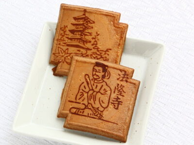 法隆寺瓦せんべい
