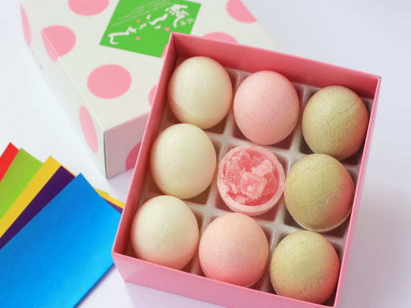 高木屋 紙ふうせん 開封した写真