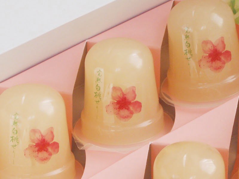 完熟白桃ぜりー