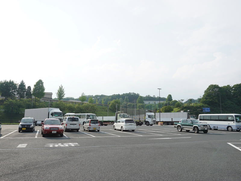 道の駅石神の丘駐車場