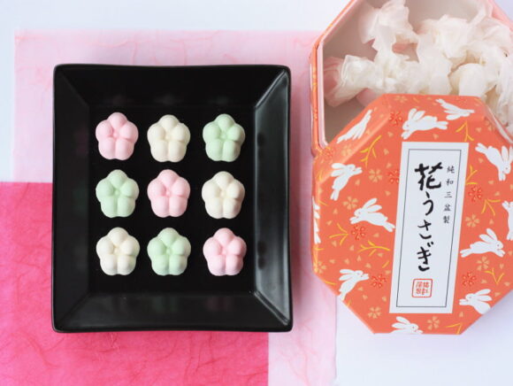 諸江屋　花うさぎ　中身の写真