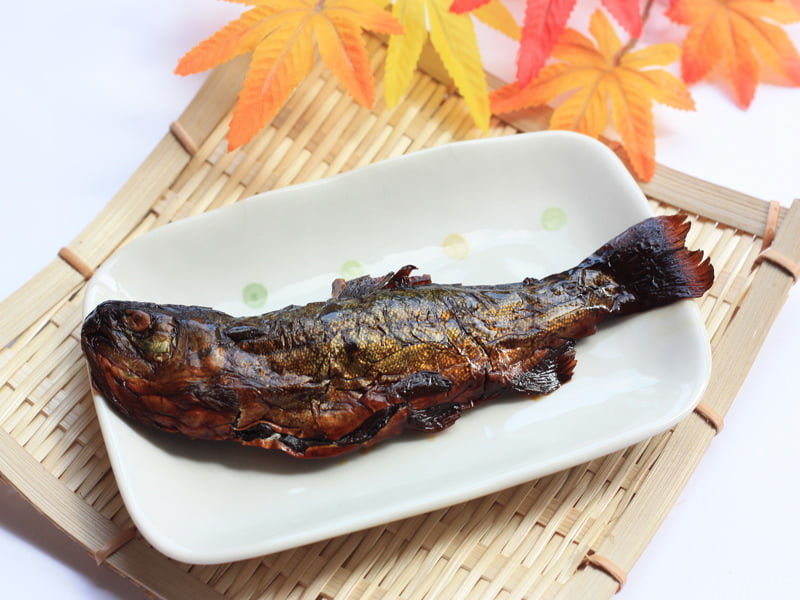 竹風堂　虹鱒甘露煮　中身の写真