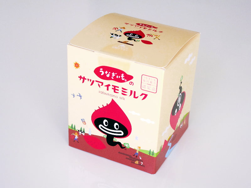 うなぎいものサツマイモミルク外装