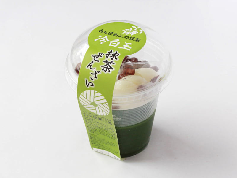 白玉抹茶　抹茶ぜんざい