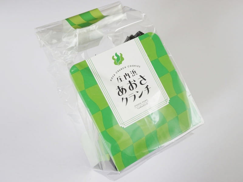 庄内浜あおさクランチ外装