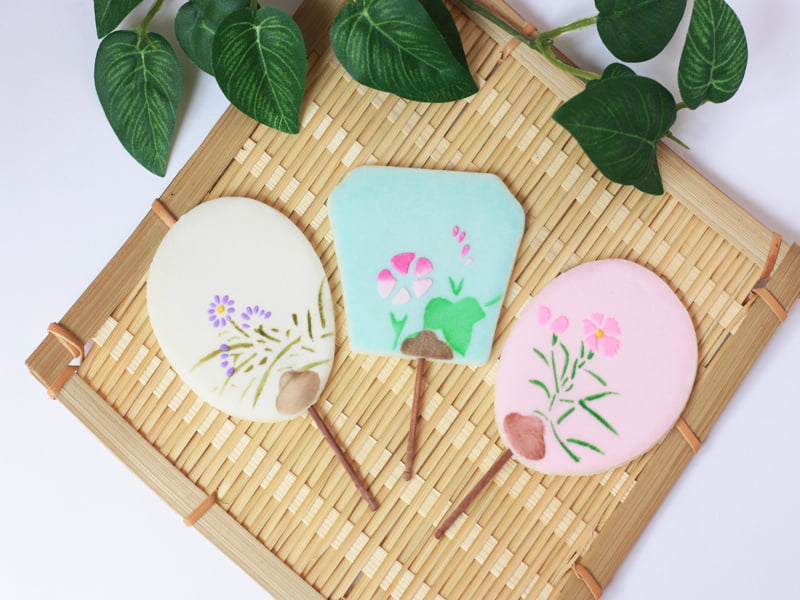 加賀志きし うちわ煎餅 中身の写真