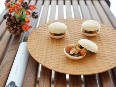 森のおはぎ あんずとくるみの最中