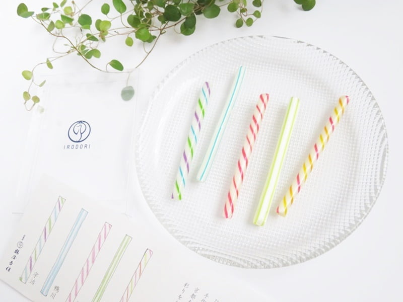 鶴屋吉信 IRODORI 有平糖 中身の写真