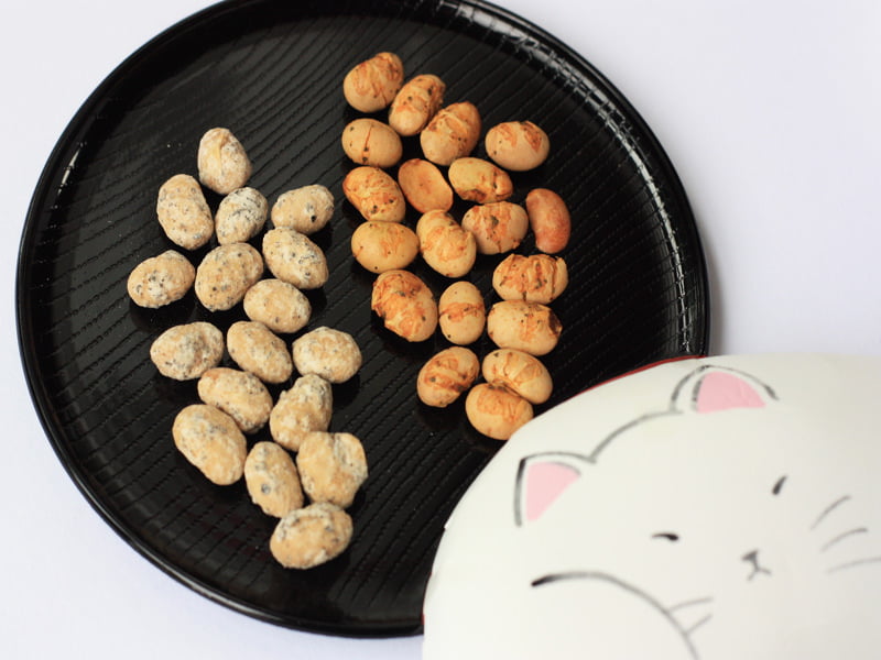 まめや金澤萬久 炒り豆(アールグレイ&イタリアン)　中身の写真