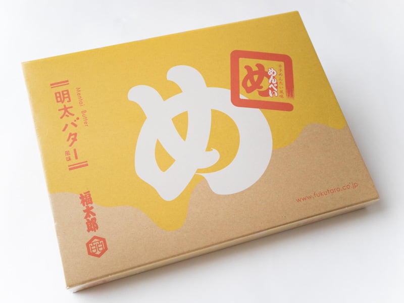 めんべい明太バター風味 外装